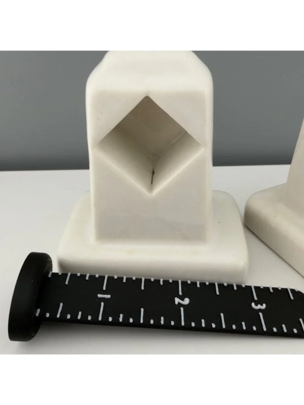Vintage White Porcelain Bathroom Towel Bar Brackets Holder Wall Mount